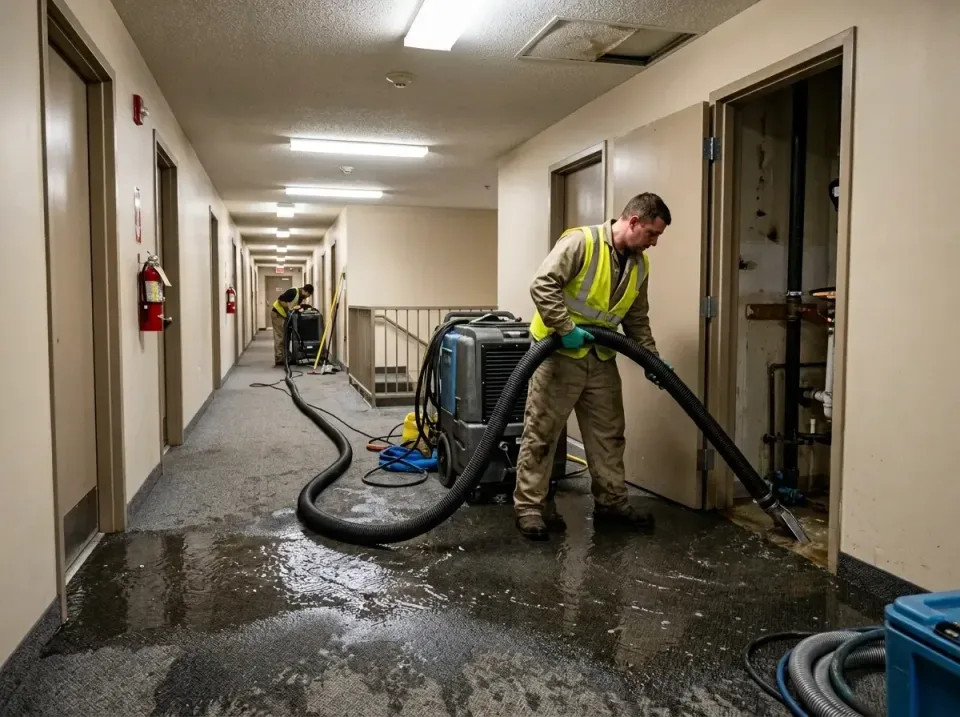 multi-unit-apartment-hallway-f-005 — frequently asked questions, Emergency Burst Pipe Water Extraction & Removal in Rancho V…